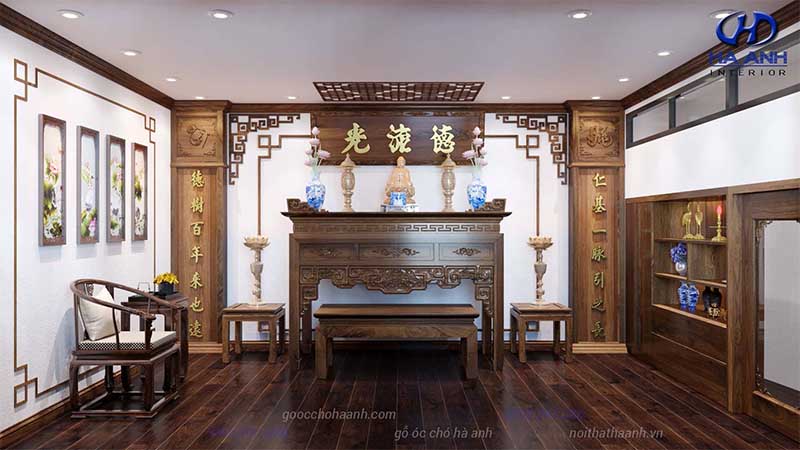 bàn thờ theo phong thủy
