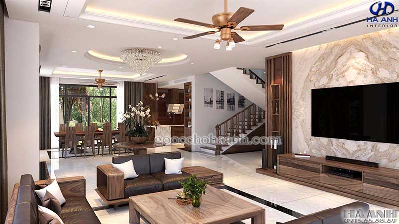 Sử dụng nội thất làm từ gỗ óc chó gia chủ đón được nhiều điều tốt đẹp