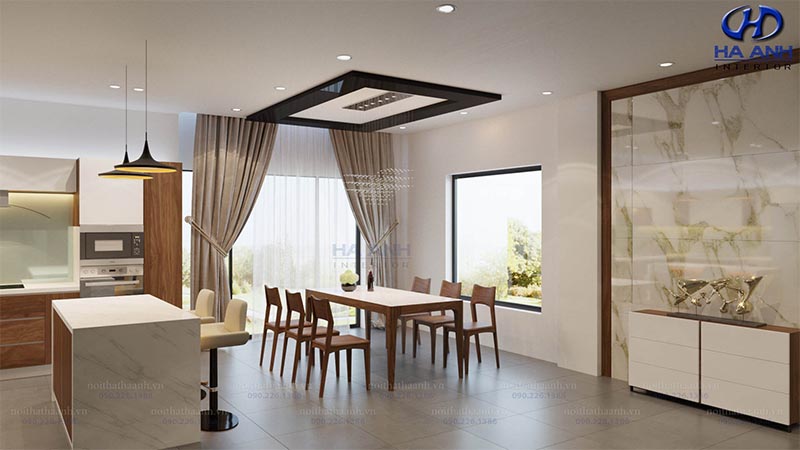bộ bàn ăn 4 ghế gỗ óc chó