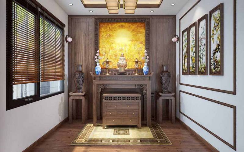 cách bài trí bàn thờ gia tiên