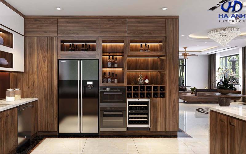 cách sắp xếp tủ bếp khoa học