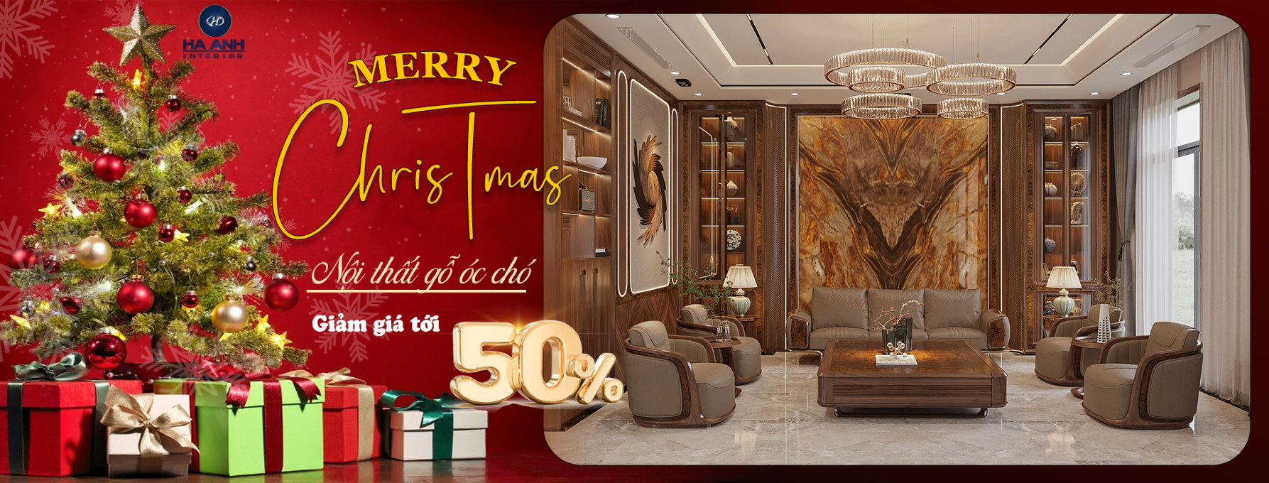 SALE ĐÓN NOEL RỘN RÀNG: Cơ Hội Mua Nội Thất Sang Trọng Giá CHẠM SÀN, Chào Mừng Lễ Giáng Sinh!